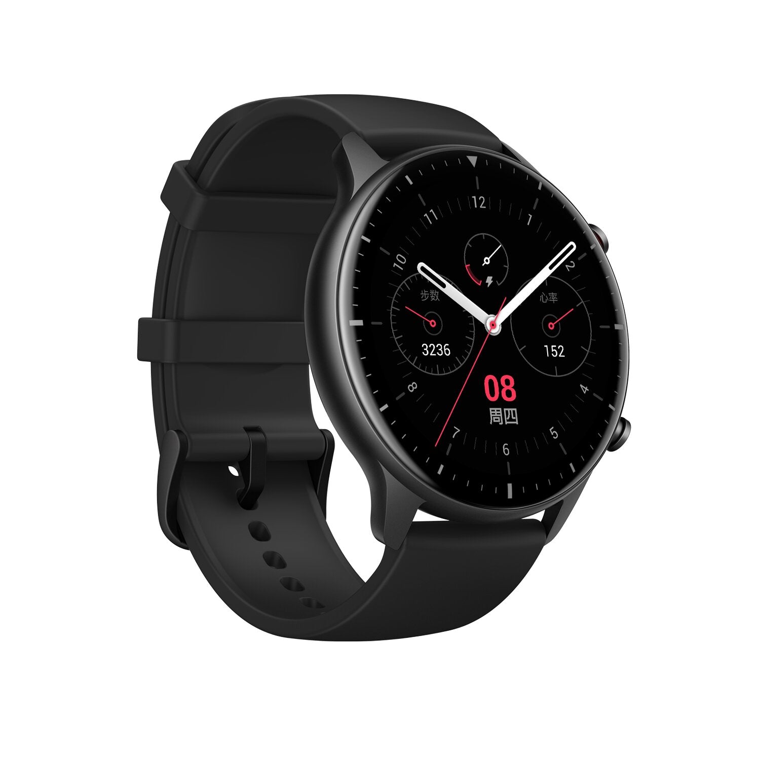Amazfit GTR 2WearablesAmazfit GTR 2 A new classic essential Key Features: Blood-oxygen Saturation Measurement. Sleep Quality Monitoring Heart Rate Monitoring Music Storage and Playback 3D Curved Bezel-less Design. The Amazfit GTR 2’s integrated design con